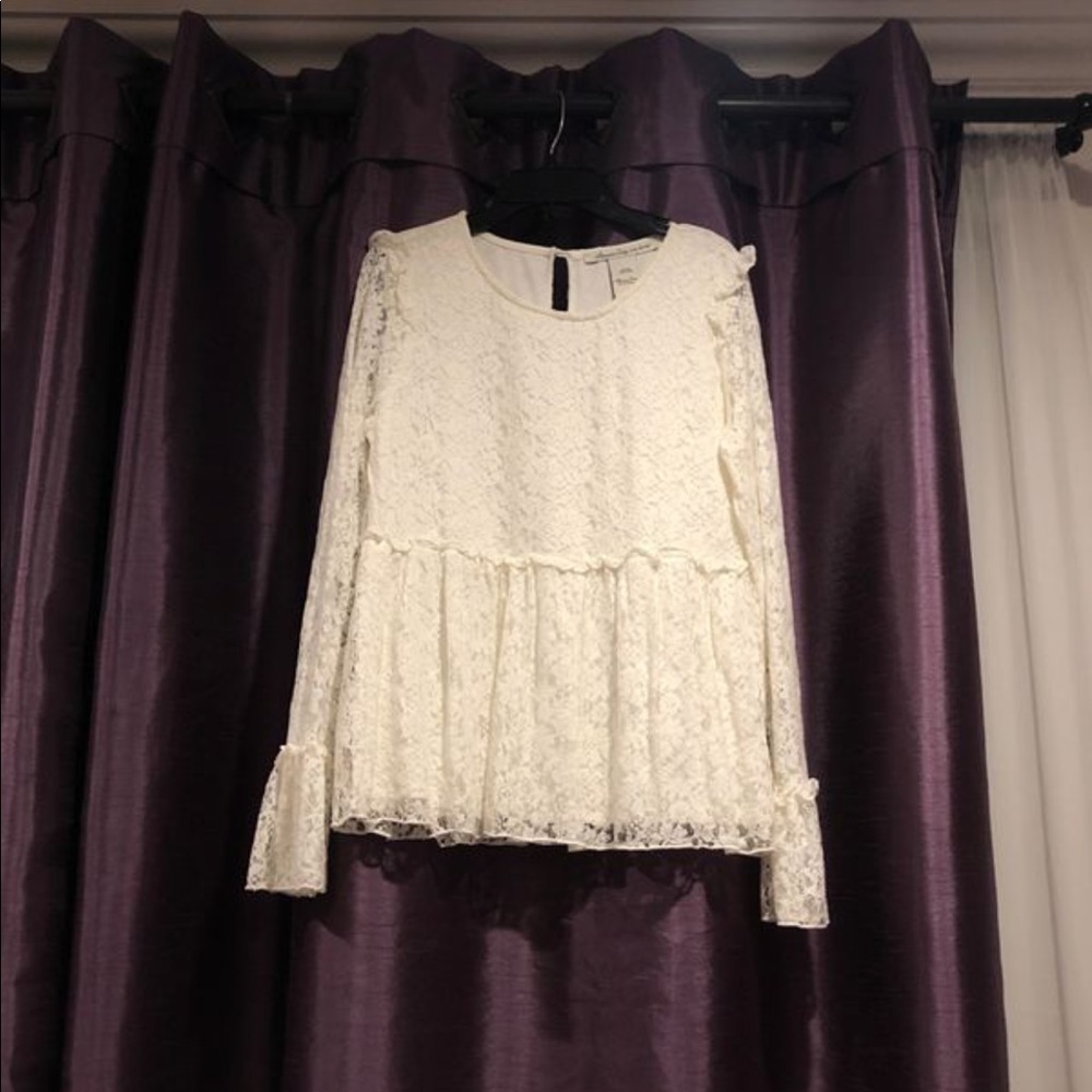 american rag lacy top